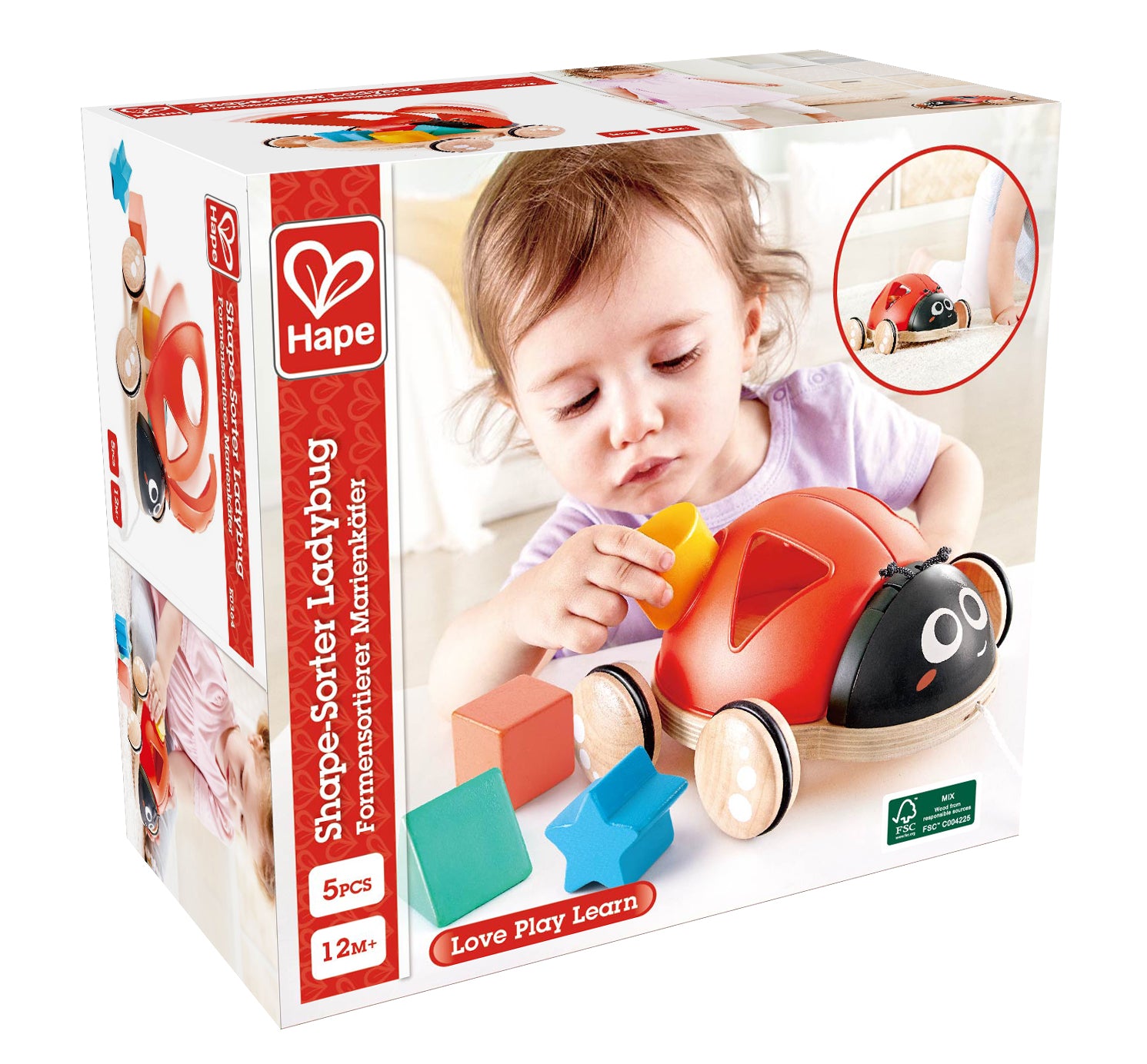 Hape Shape-Sorter Ladybug
