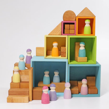 Grimms Large Set of Boxes Pastel