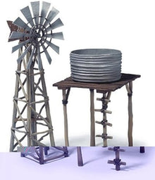 Schleich Water Tower Pump Station and Windmill