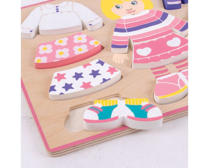 BigJigs Dressing Girl Puzzle