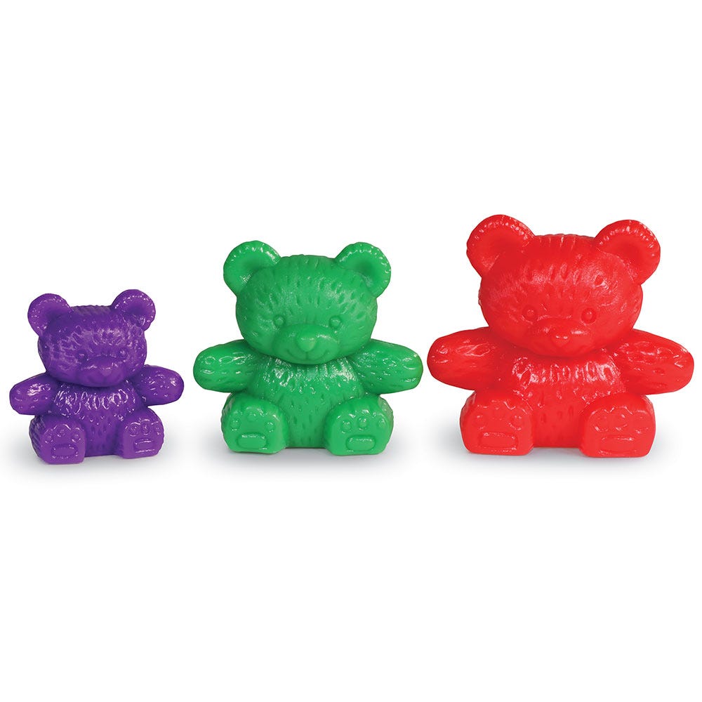 Learning Resources Three Bear Family® Counters (Set of 96)