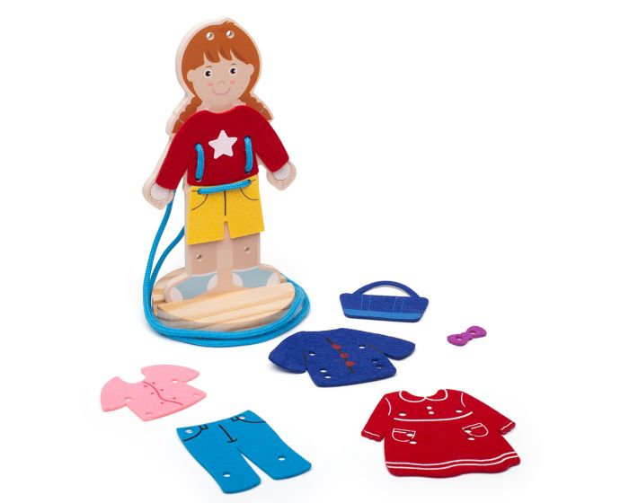 BigJigs Lacing Dress-Up Girl