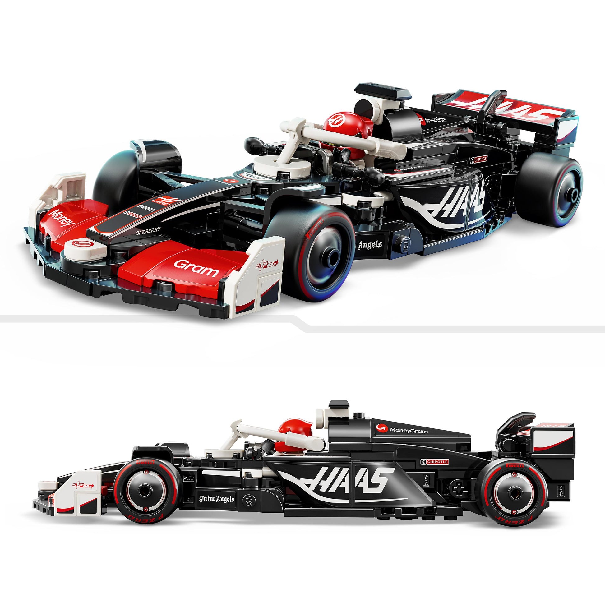 Lego Speed Champions 77250 MoneyGram Haas F1® Team VF-24 Race Car