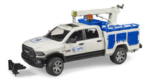 Bruder Ram 2500 Service Truck With Rotating Beacon Light