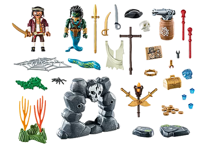Playmobil 71420 Pirates: Pirate vs. Deeper – Treasure Hunt