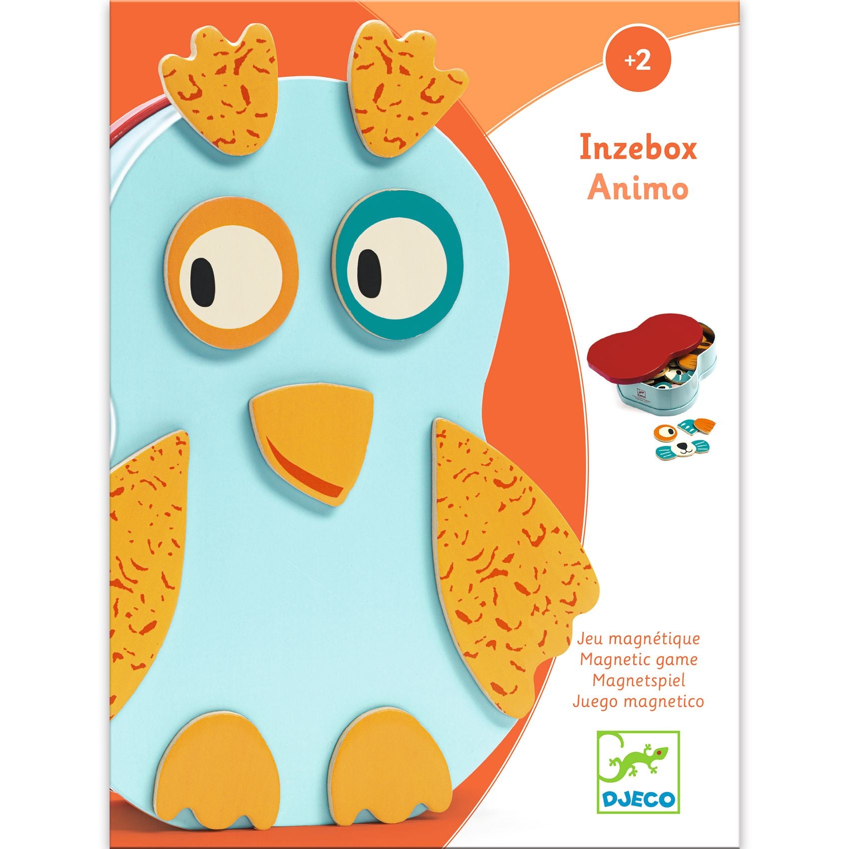Djeco Inzebox Animo Wooden Magnetic Game