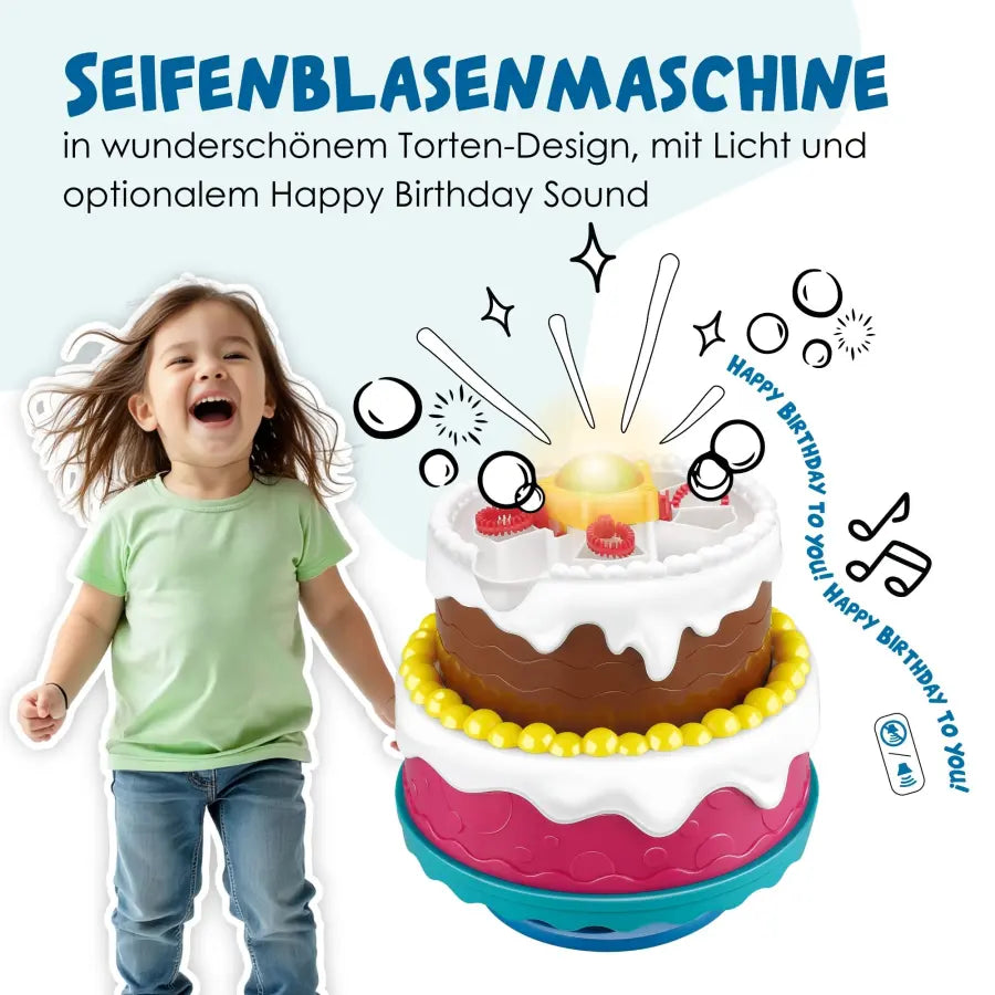 Alldoro Bubble Machine Cake
