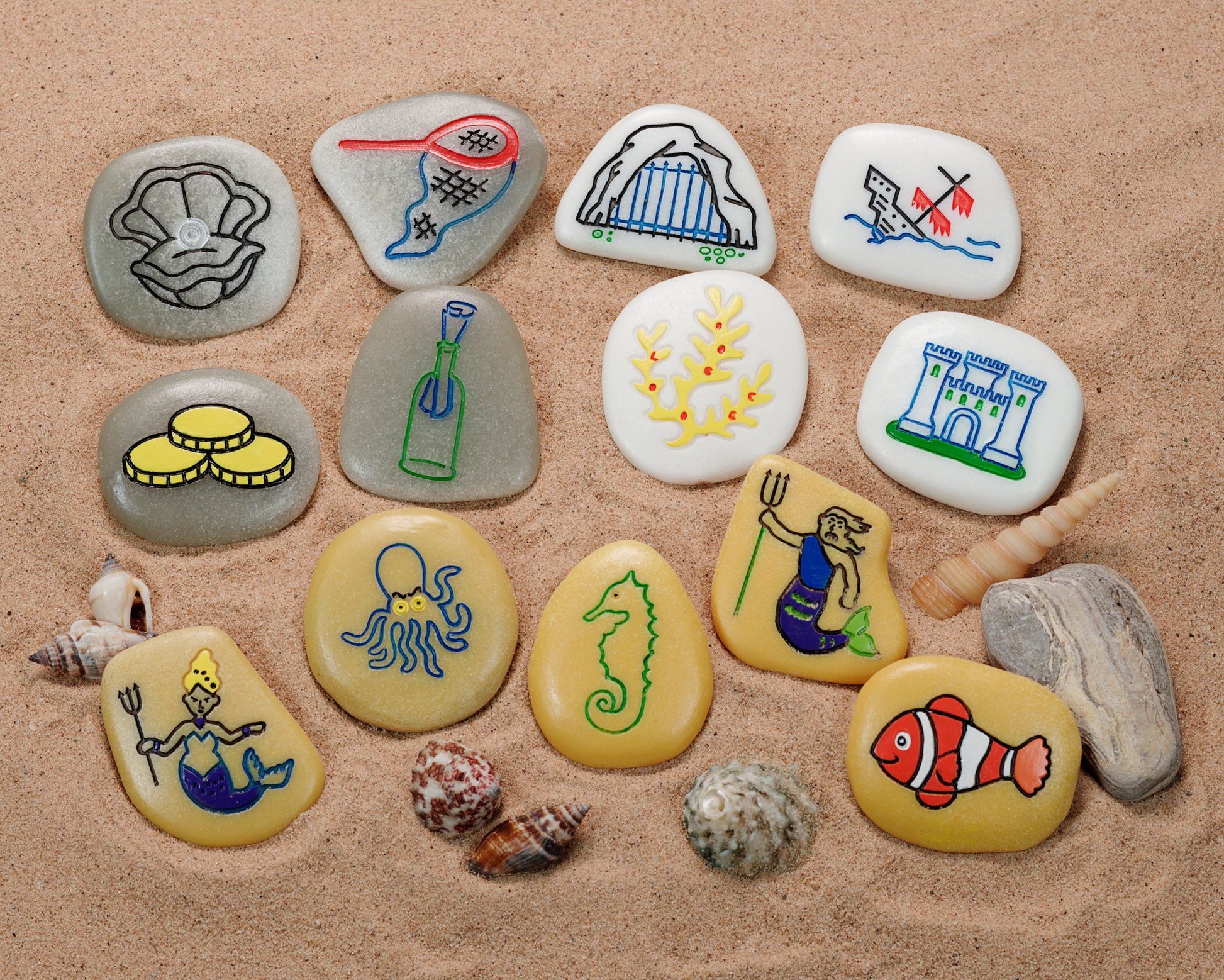 Yellow Door Story Stones - Under the Sea