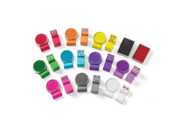 Learning Resources Numberblocks Stampoline Park Stamp Activity Set