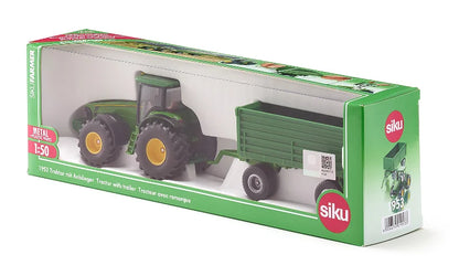 Siku 1:50 John Deere Tractor With Trailer