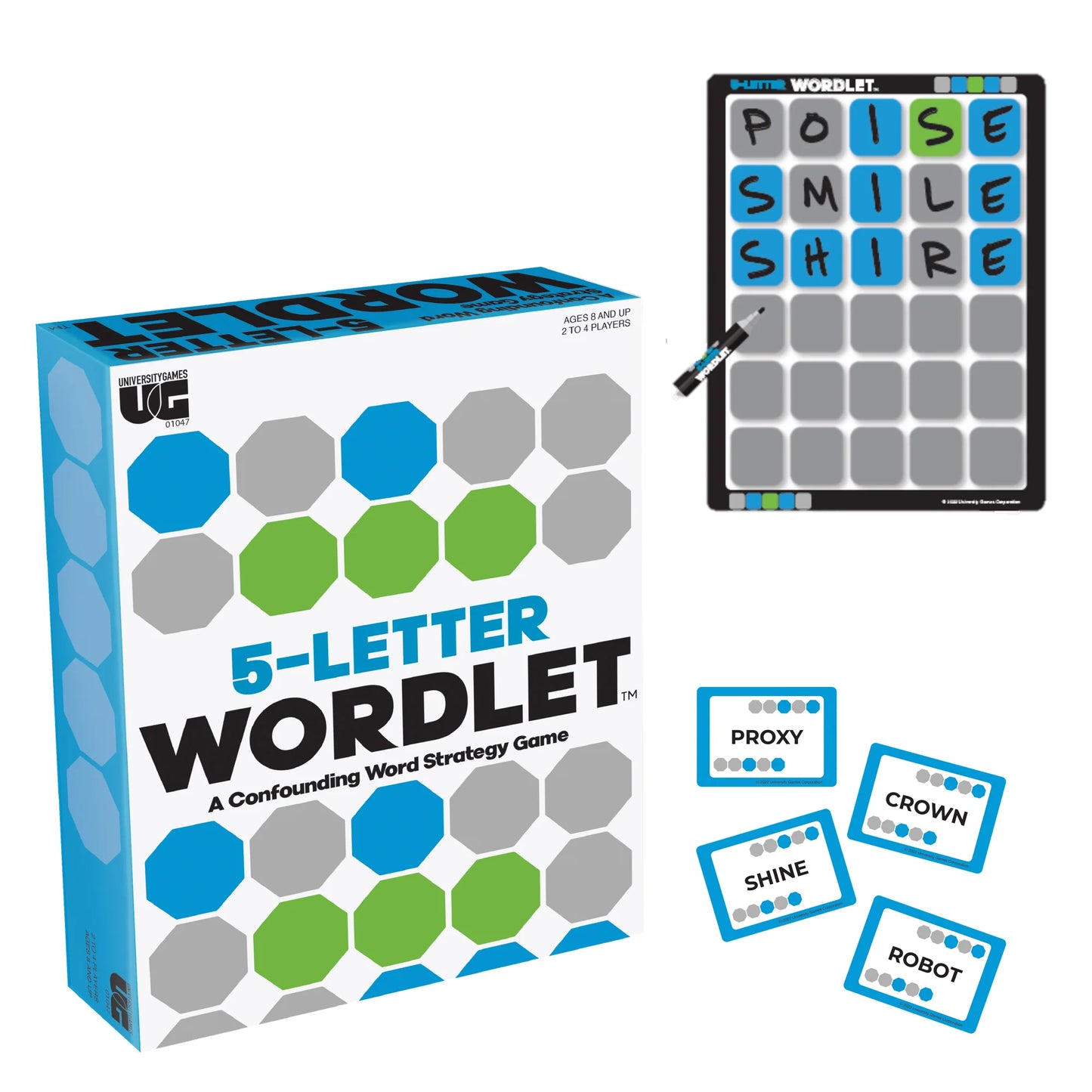 University Games 5 Letter Wordlet