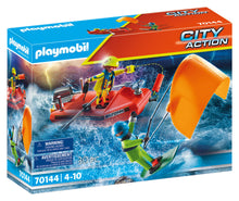 Playmobil 70144 City Action Sea Rescue Kitesurfer Rescue with Speedboat