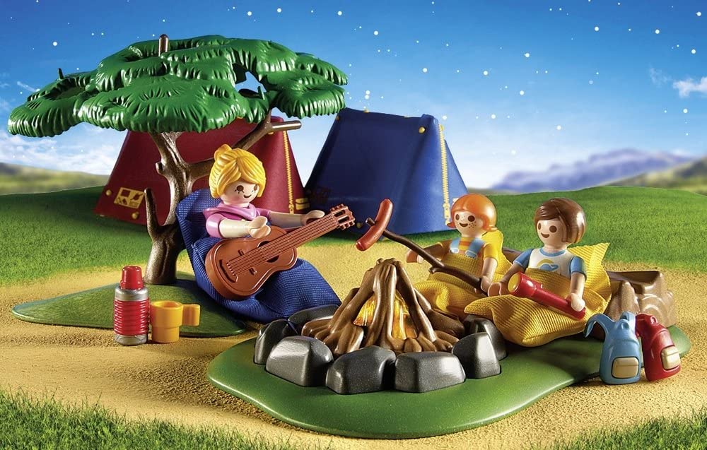 Playmobil 6888 Camp Site with LED Fire