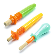 Djeco 3 Ingenious Paintbrushes Accessories For Little Ones