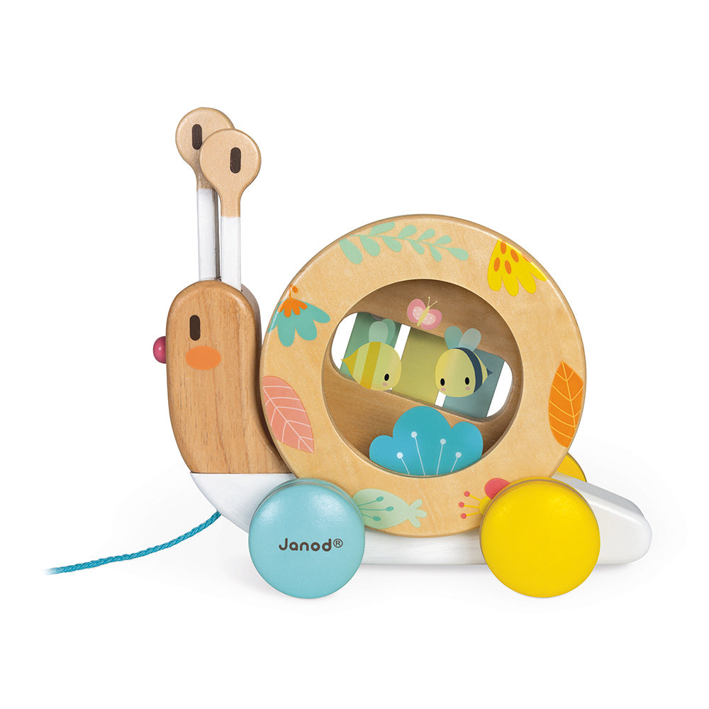 Janod Pure Pull-Along Snail