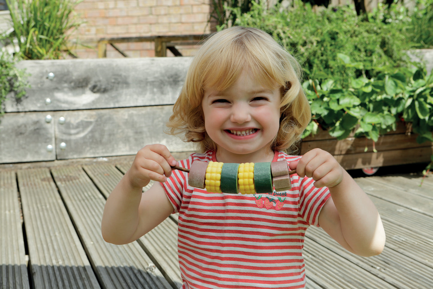 Yellow Door Sensory Play Stones – Threading Kebabs