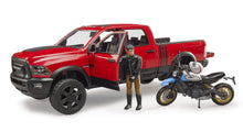 Bruder Ram 2500 Power Wagon With Desert Sled & Driver