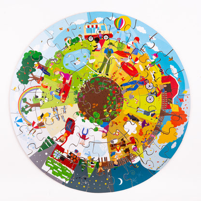 BigJigs The Four Seasons Circular Floor Puzzle