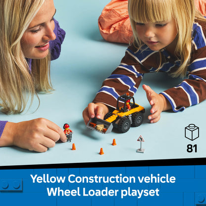 Lego City Great Vehicles 60450 Yellow Construction Wheel Loader