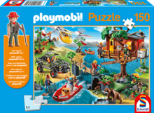 Schmidt Playmobil: Treehouse Puzzle & Play (150pc) inc. one figure