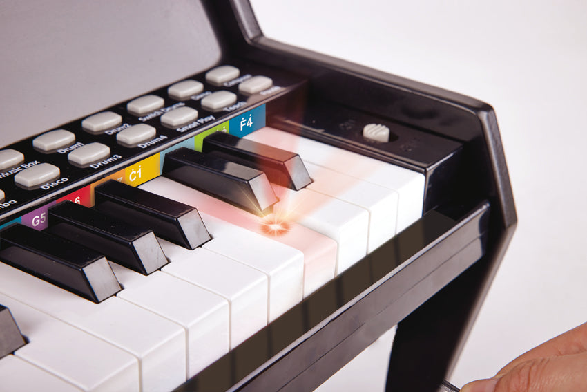 Hape Learn with Lights Piano - Black