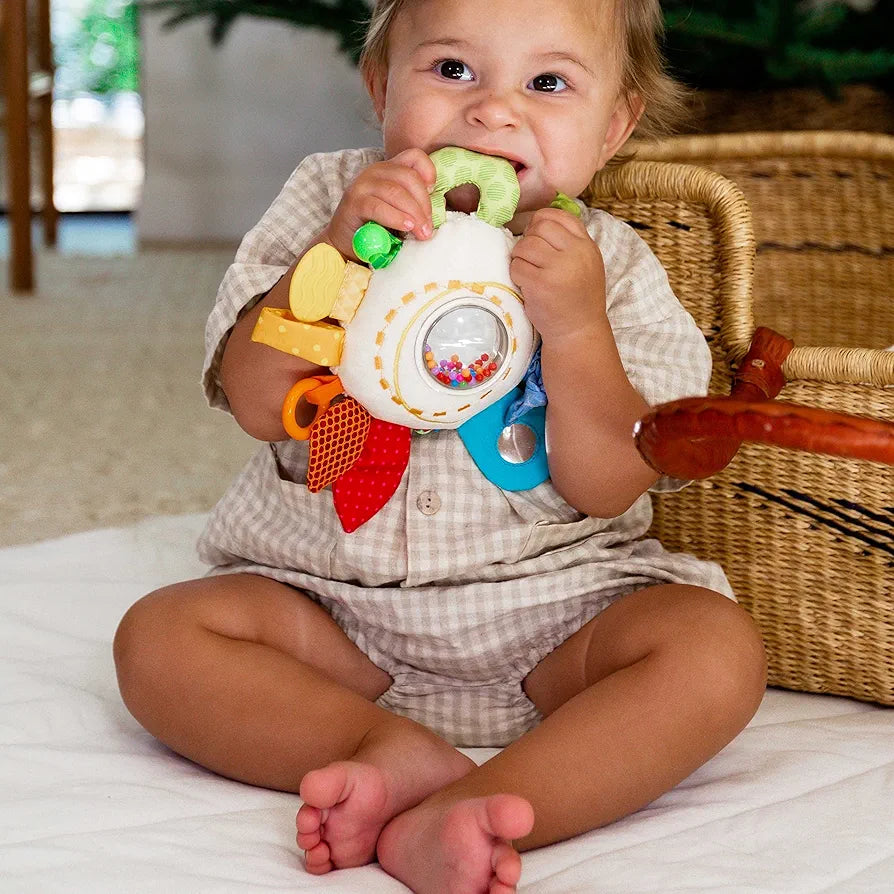 Haba Teether Cuddly Rainbow Round