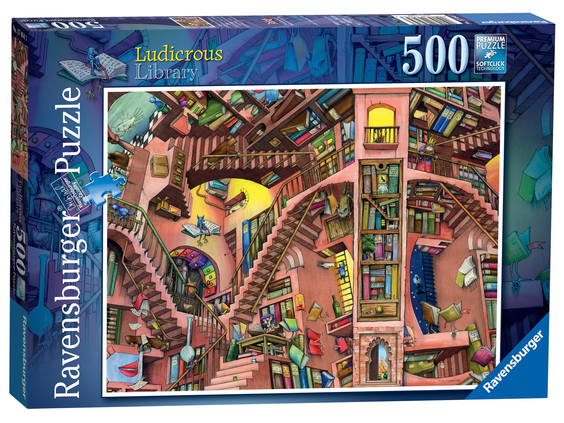 Ravensburger Colin Thompson - Ludicrous Library, 500pc