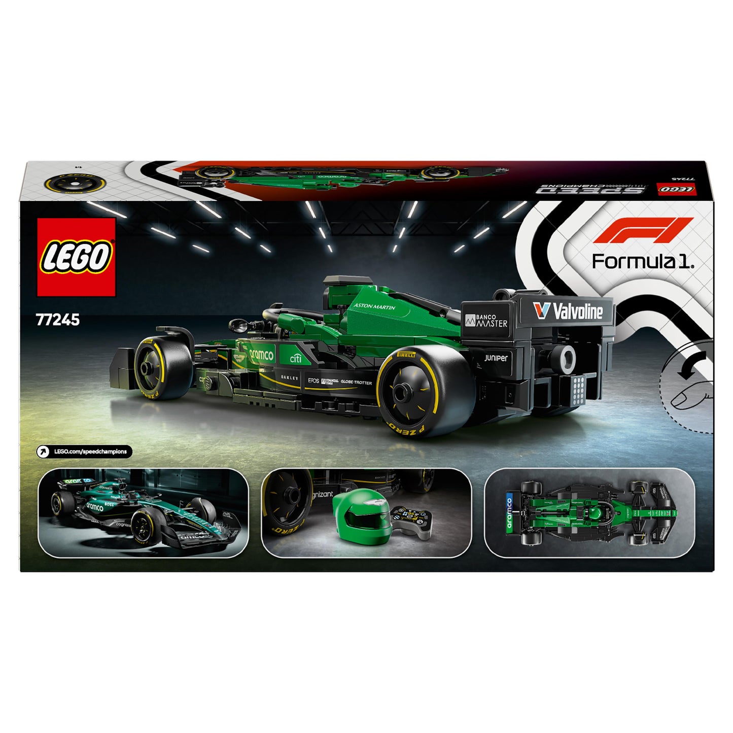 Lego Speed Champions 77245 Aston Martin Aramco F1® AMR24 Race Car