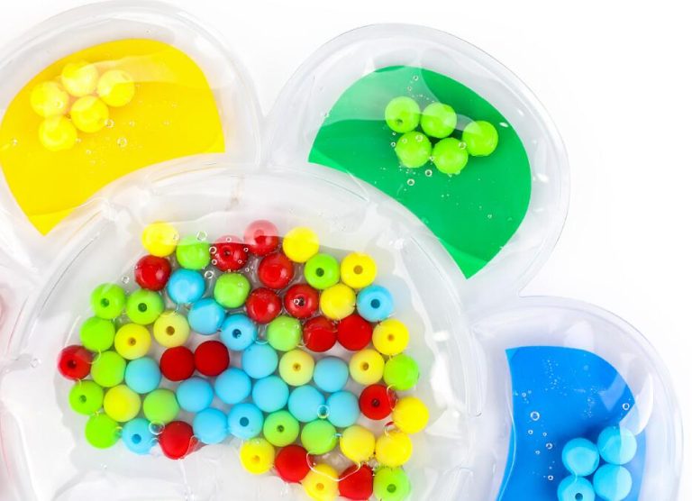 Playlearn Flower Bead Matching Fidget Puzzle