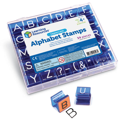 Learning Resources Uppercase Alphabet & Punctuation Stamps