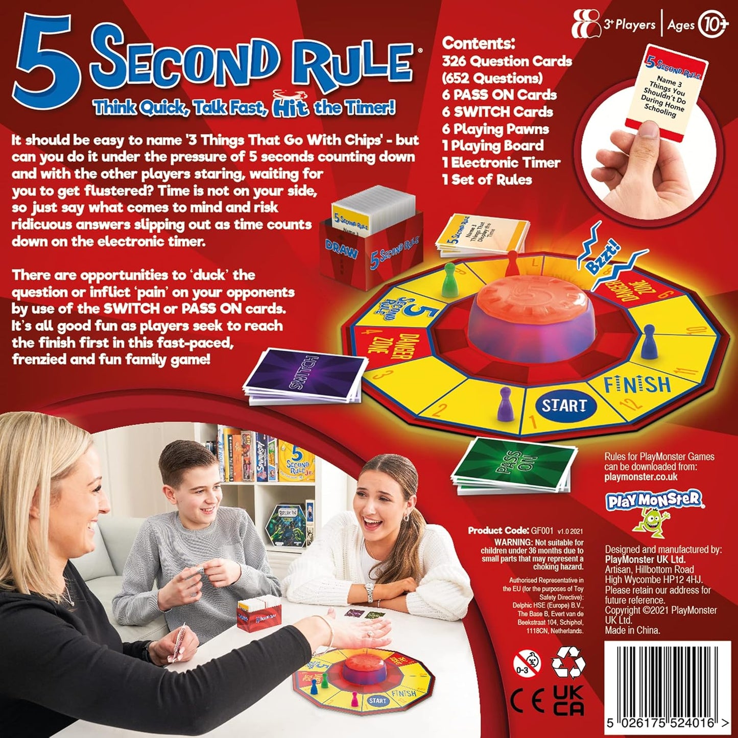Playmonster 5 Second Rule Electronic - Game