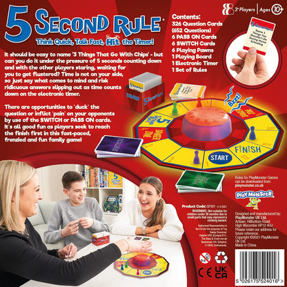 Playmonster 5 Second Rule Electronic - Game