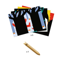 Djeco Learning About Animals Scratch Cards