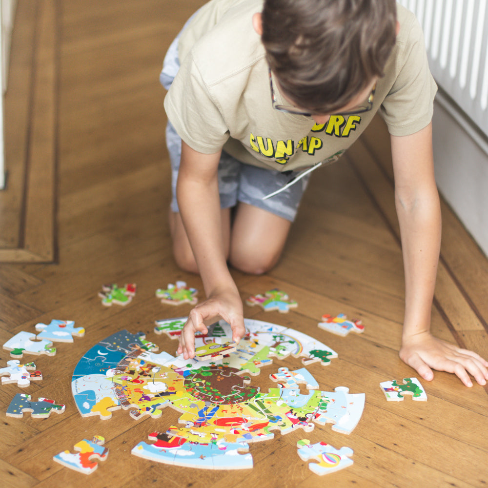 BigJigs The Four Seasons Circular Floor Puzzle