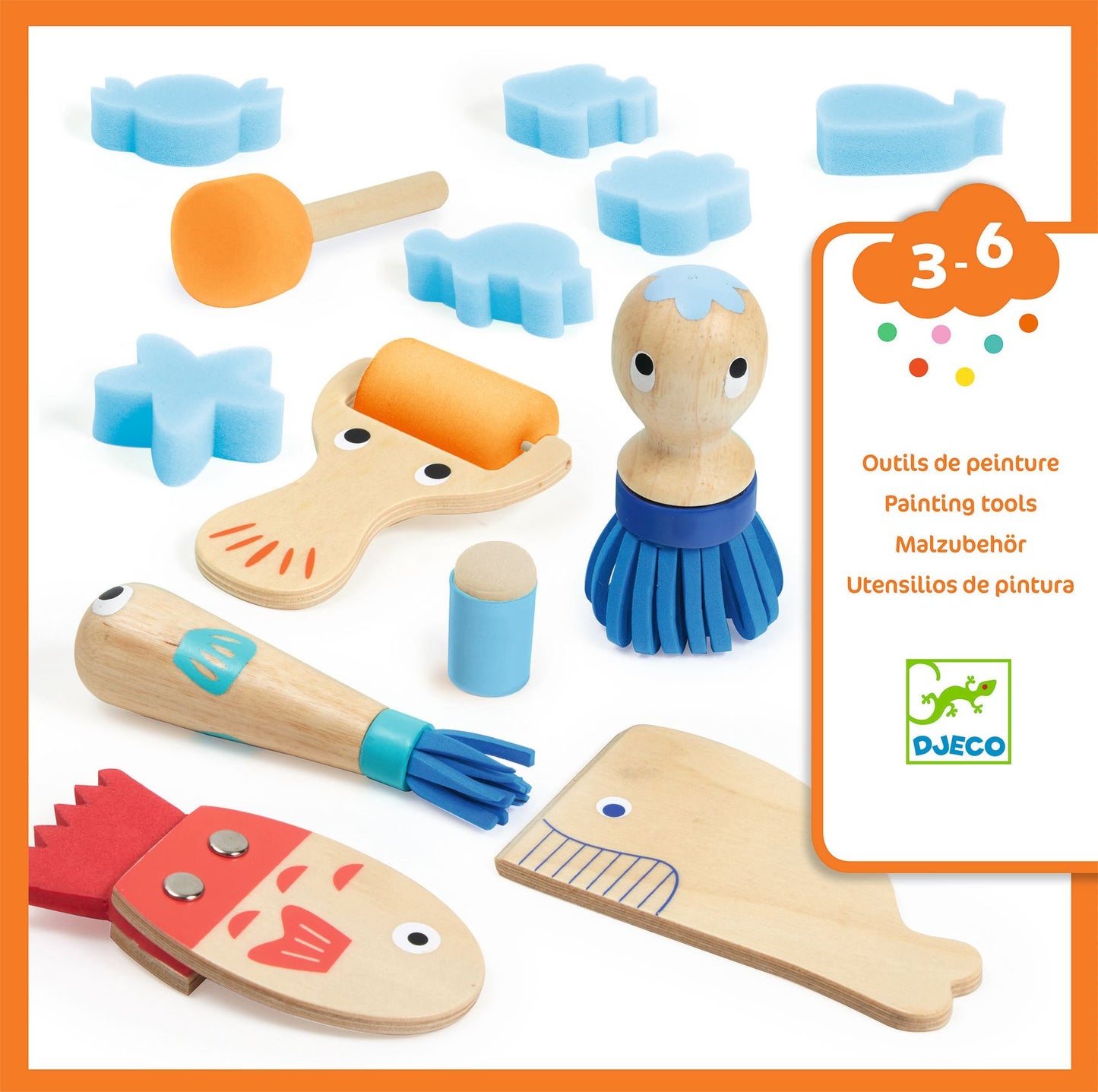 Djeco Unique Painting Tools