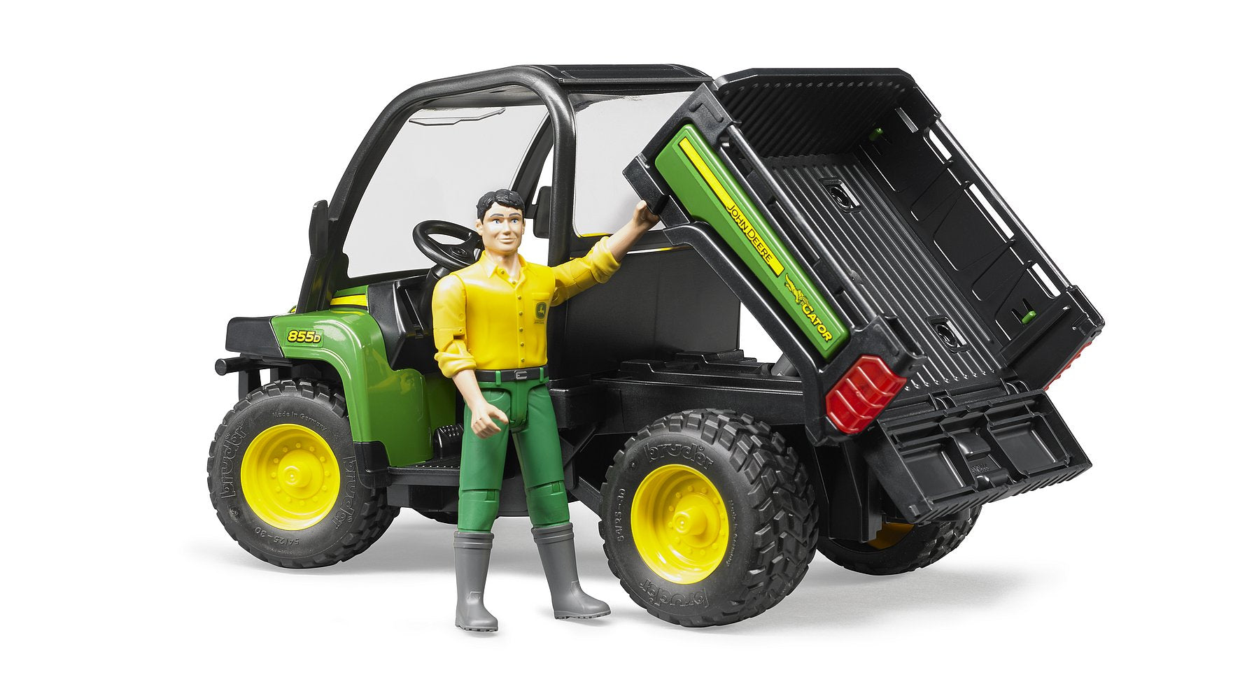 Bruder John Deere Gator 855D With Driver