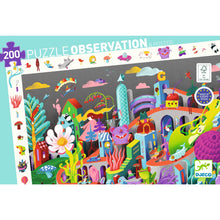 Djeco Crazy Town 200 Pcs Observation Puzzle