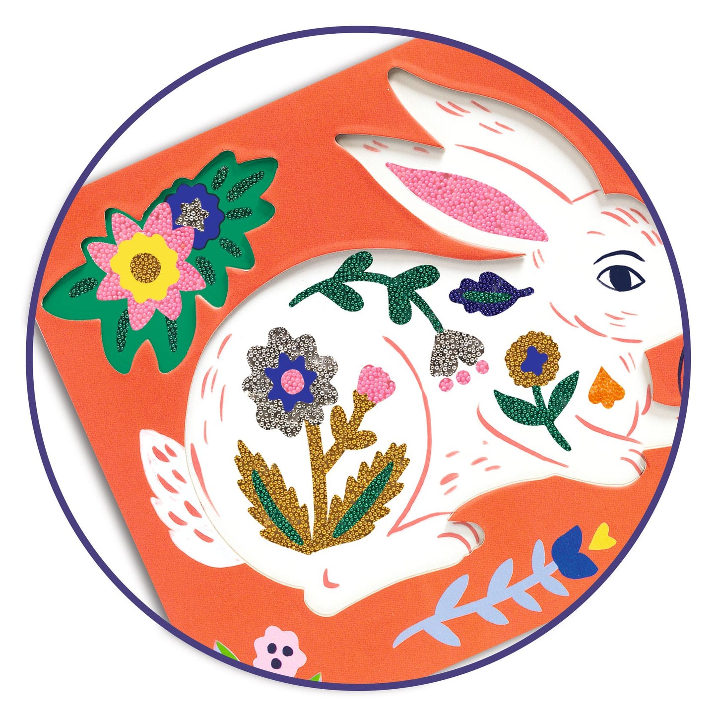 Djeco Artistic Beads Flowers And Fur (F)