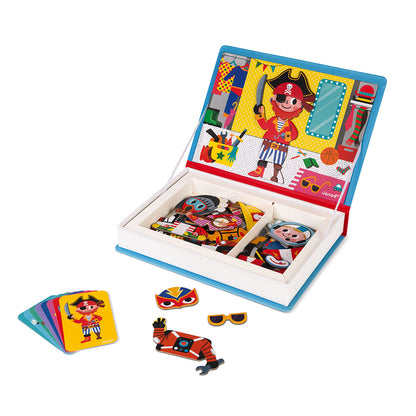 Janod Boy's Costumes Magneti'book