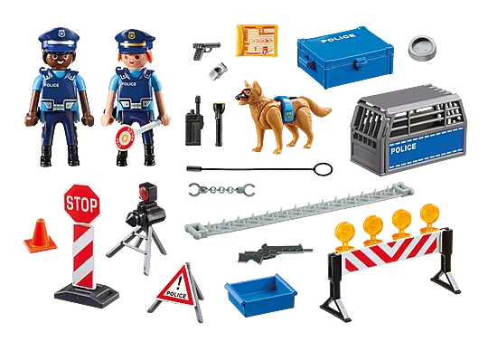 Playmobil 6878 City Action Police Road block