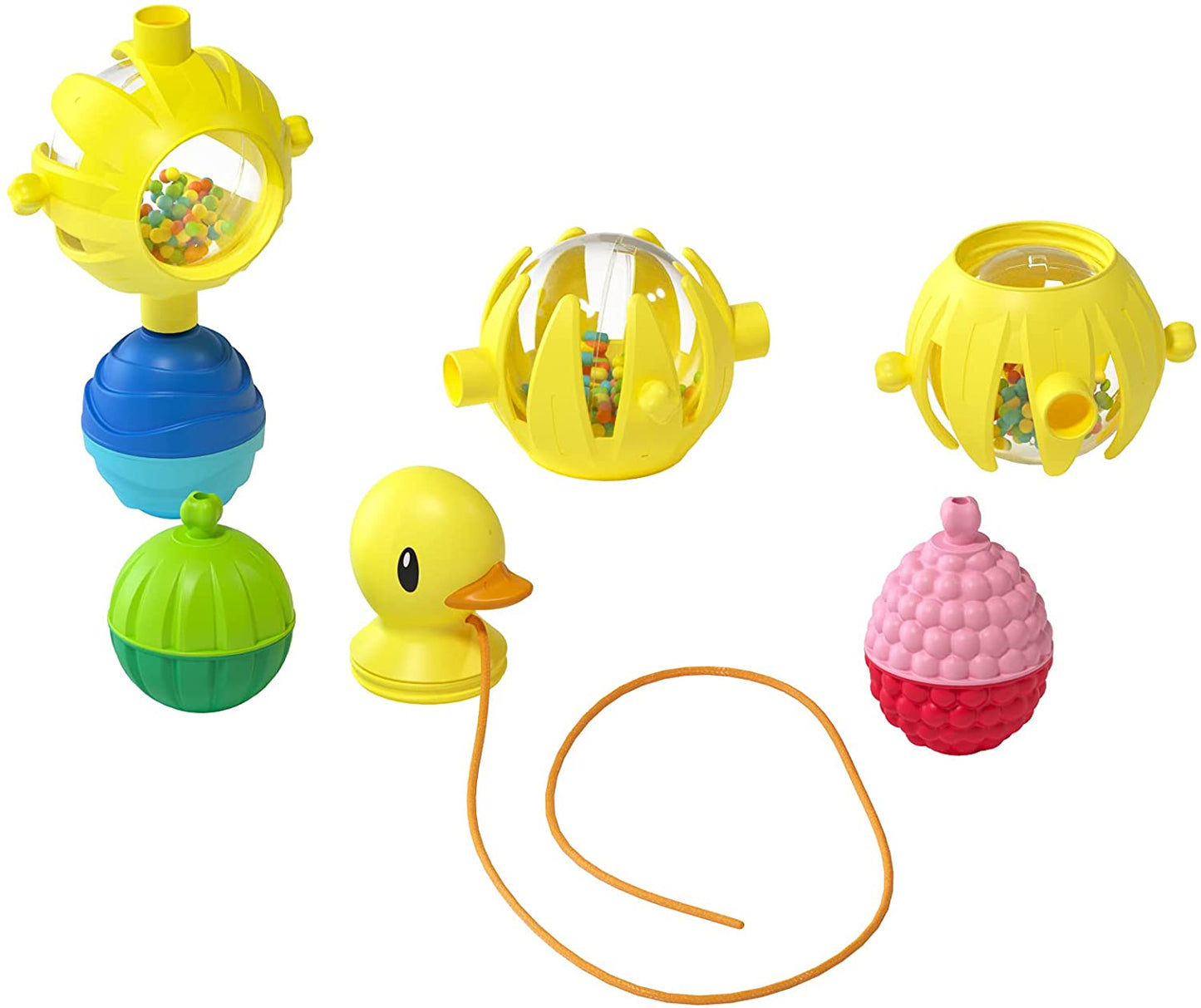 Lalaboom Pull Along Duck & Beads