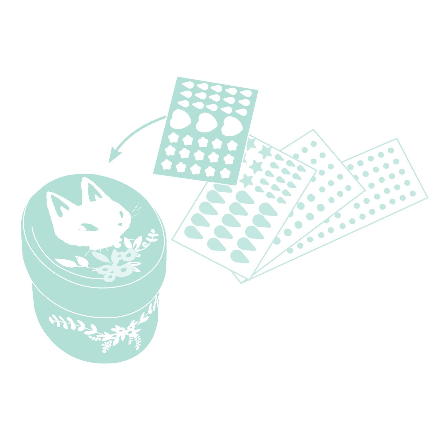 Djeco DIY Mosaics & Stickers Adorable