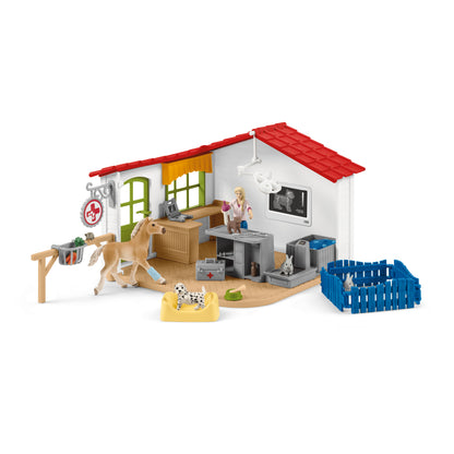 Schleich Veterinarian Practice With Pets