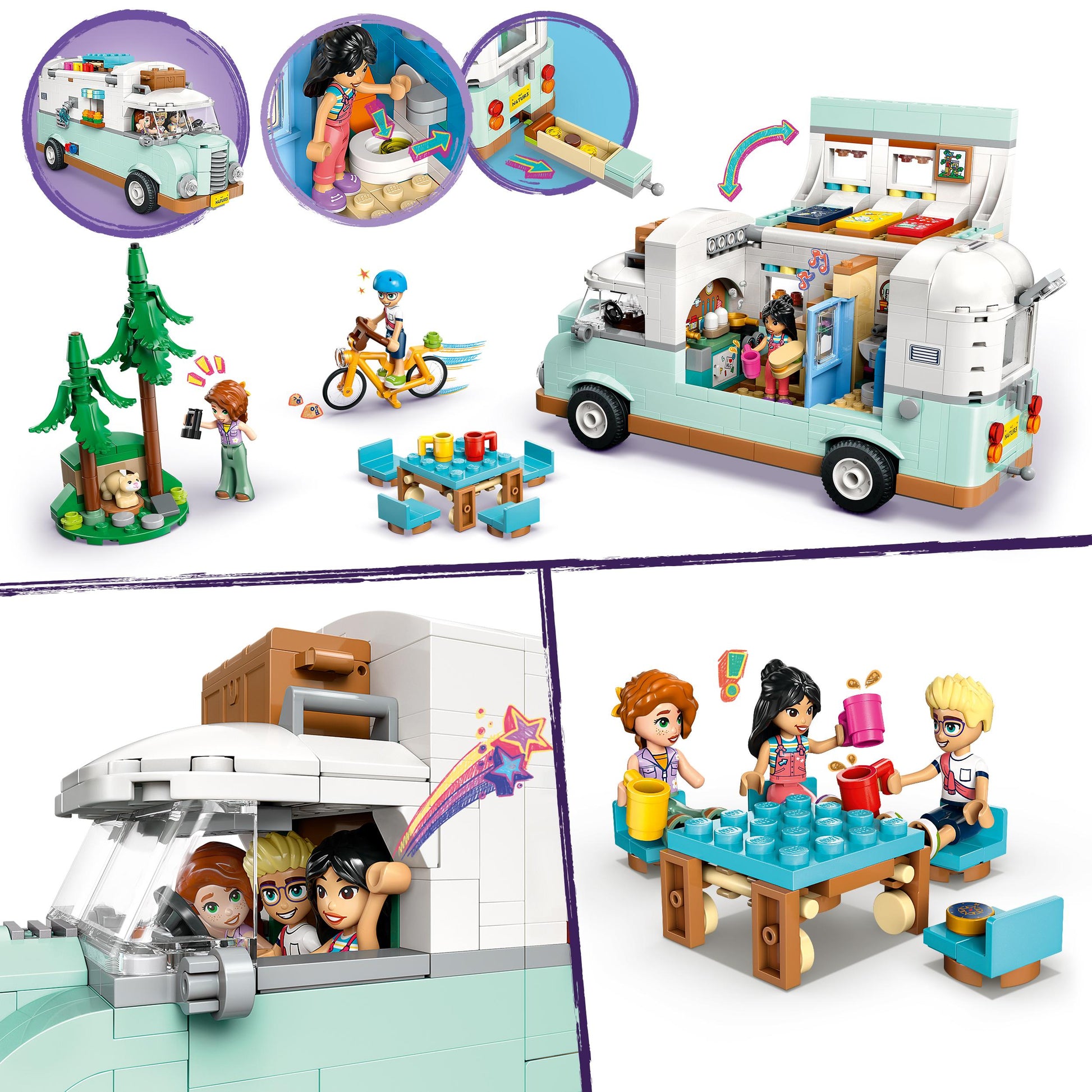 Lego Friends 42663 Friendship Camper Van Adventure