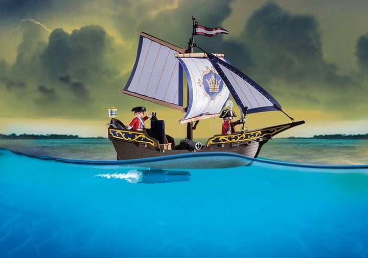 Playmobil 70412 Pirates Small Floating Pirate Ship With Raft