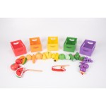 TickiT Wooden Sorting Fruit & Vegetable Crates