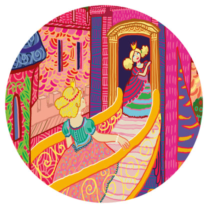 Djeco The Fairy Castle - 54 Pcs Silhouette Puzzles