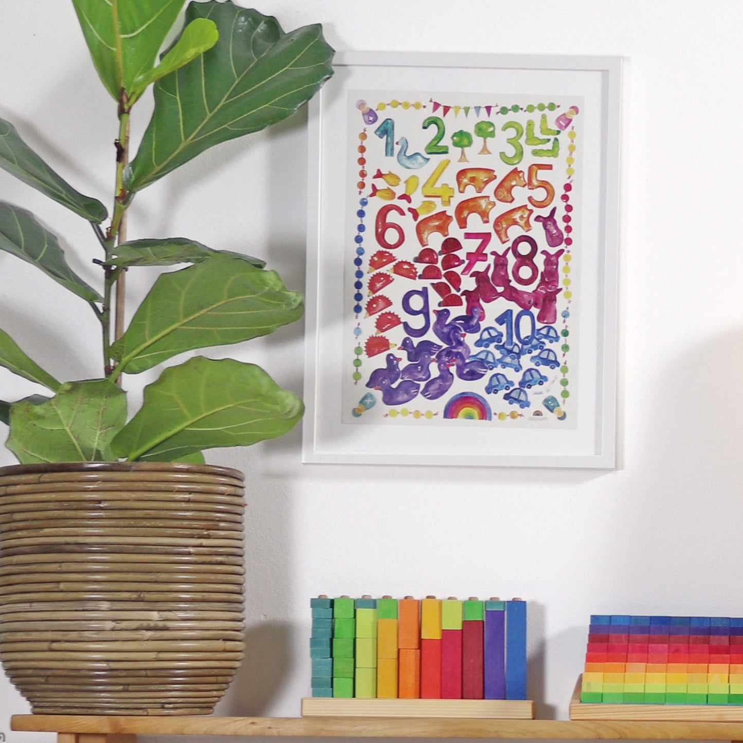 Grimms Poster World of Numbers
