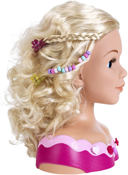 Klein Princess Coralie Make up and hairstyling head "Emma"