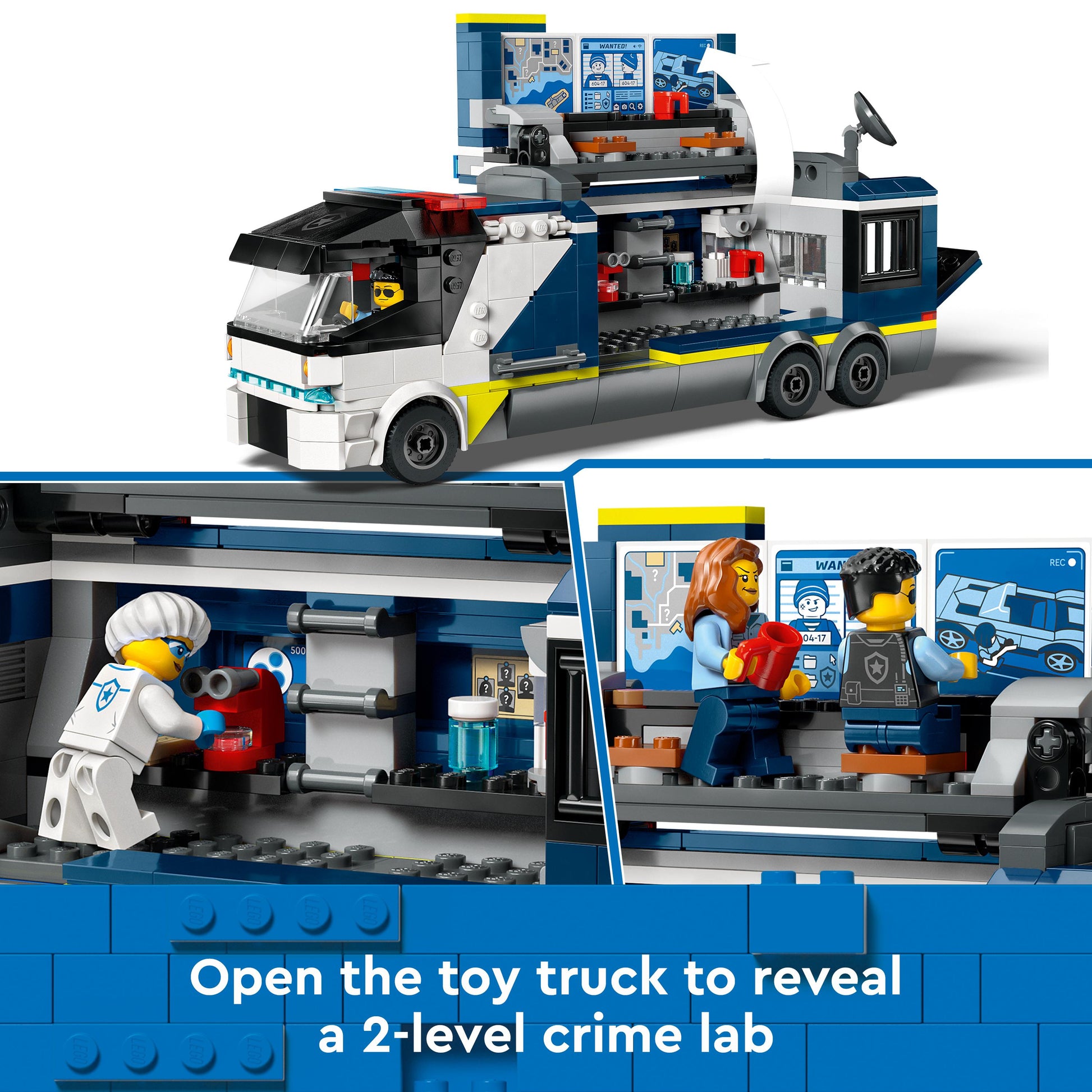 Lego City 60418 Police Mobile Crime Lab Truck